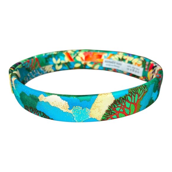 HERMES Silk Mistinguett Headband Made in France One Size Fits All Hairband main image 9